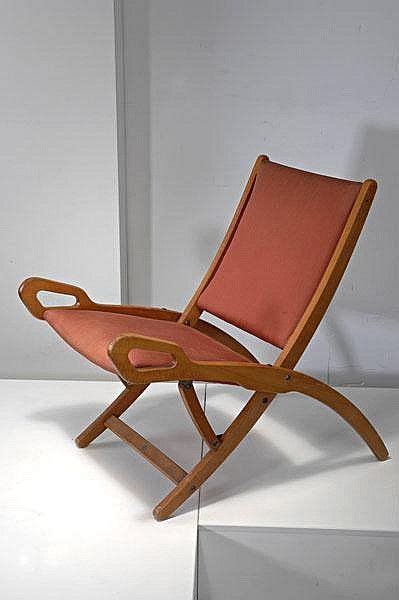 Lot Gio Ponti Ninfea Folding Chair Designed In Chair