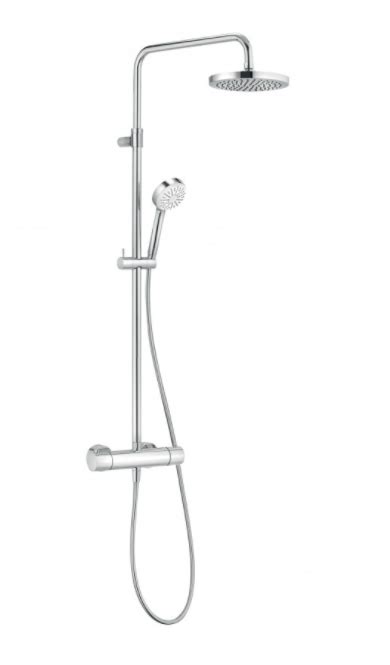 Zestaw Prysznicowy Kludi Dual Shower System Logo Z Termostatem