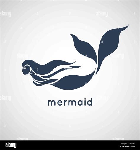 Mermaid Logo Vector Hi Res Stock Photography And Images Alamy