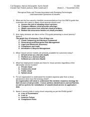 IS 308 Week 9 Lab 9 Lab Assessment Questions And Answers Docx