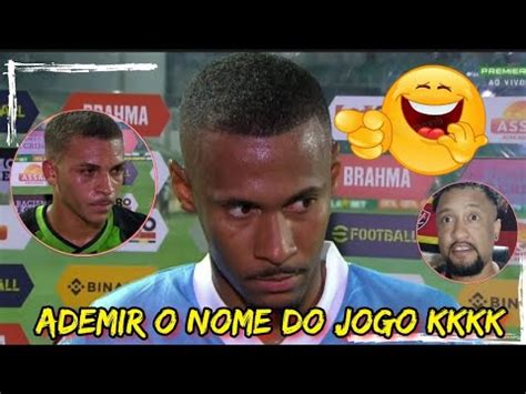 OLHA AS ENTREVISTAS PÓS JOGO AMÉRICA MG 3 X 2 BAHIA ADEMIR CHOCADO