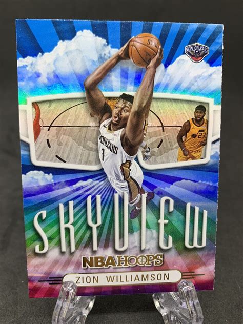 2022 23 Panini NBA Hoops ZION WILLIAMSON SkyView HOLO SP EBay