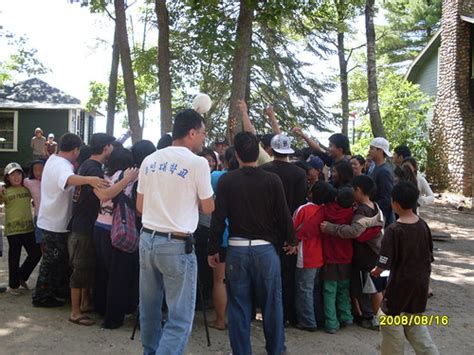 2008 Aug Sat At Sae Jong Group Hug At End Of Camp Flickr