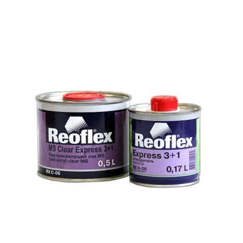 Купить 2К Лак акриловый автомобильный 3+1 Reoflex Express RX C-06 уп. 0 ...