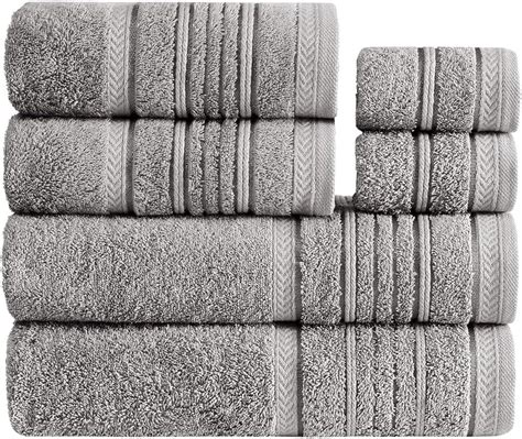 Gots Certified Turkish Cotton Towel Set Piece Collection Of