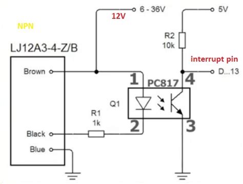 How To Use NPN Proximity Sensor To Give Interrupt To Arduino Or AVR