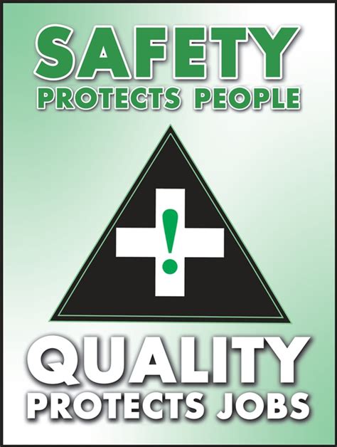 Safety Protects People 22 X 17 Laminated Safety Awareness Poster