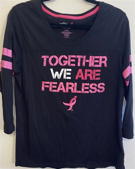 Susan G Komen Shirt Womens Extra Large Pink Long Sleeve Together We Are