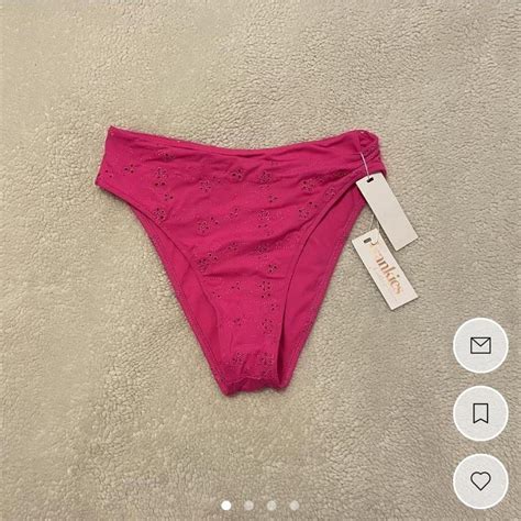 Frankies Bikinis Women S Pink Bikini And Tankini Bottoms Depop