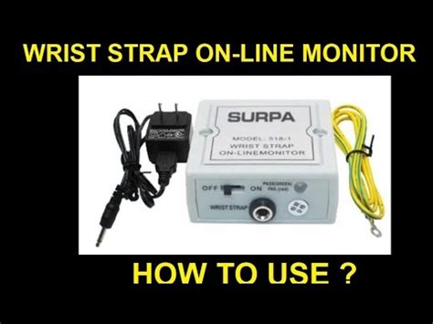 SUPRA 518 1 WRIST STRAP MONITOR FOR ESD WRIST STRAP YouTube