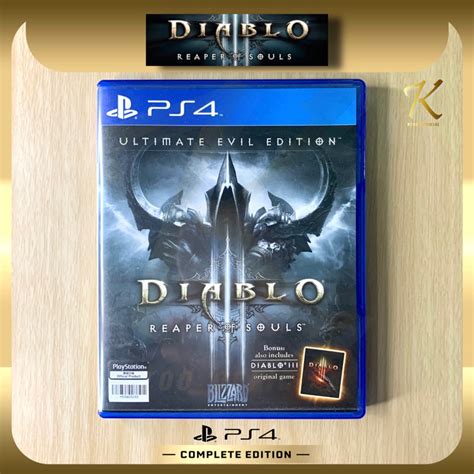 PS4 Diablo Reaper Of Souls Game Disc Original Disc Zone 3 2nd Hand