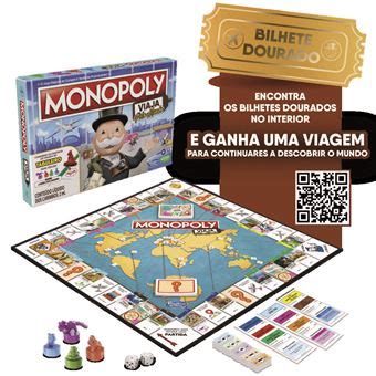 Juego De Mesa Hasbro Monopoly Viaja Por El Mundo Versi N En Portugu S