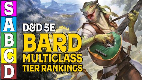 Bard Multiclass Tier Ranking In Dandd 5e Youtube