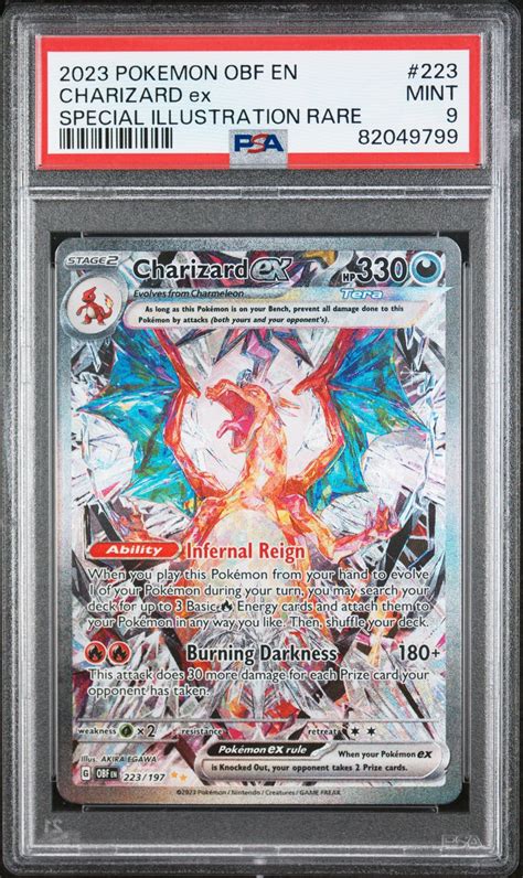 2023 Pokemon Obf En-obsidian Flames 223 Charizard Ex Special ...