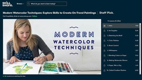 7 Best Watercolor Courses For Beginner Painters E Student