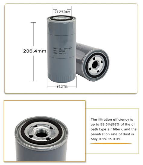 Heavy Truck Filter Element Jx0818 Spin On Filter Oil Filter For Engine ...