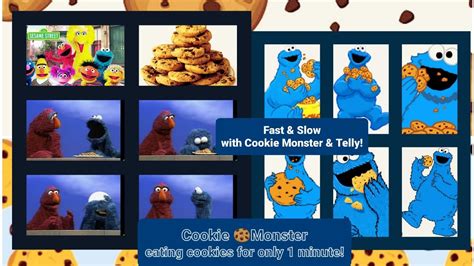 Sesame Street Fast And Slow With Cookie Monster And Telly Cookie