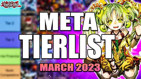 Yu Gi Oh Meta Tierlist March Youtube