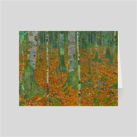 Gustav Klimt - Birch Forest (Birkenwald), 1903, a card pack by elmghari Analic - INPRNT