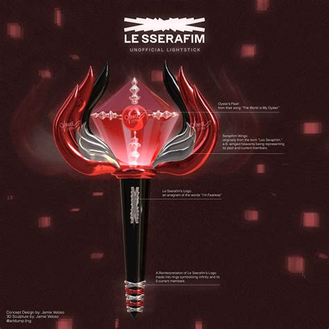 LE SSERAFIM | Lightstick Concept on Behance