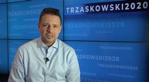 Trzaskowski pytany czy Kaczyński i Duda panikują że będzie startował