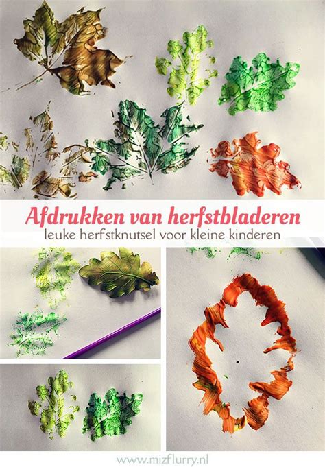 Herfst Knutselen Afdrukken Van Herfstbladeren Maken Met Verf Artofit