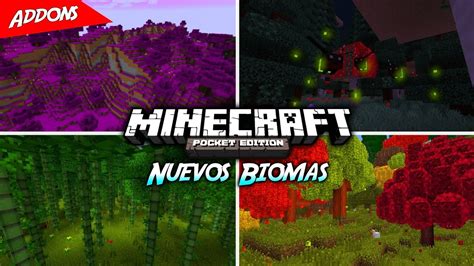 MAS DE 27 NUEVOS BIOMAS EN MINECRAFT BEDROCK MUCHOS BIOMAS EN