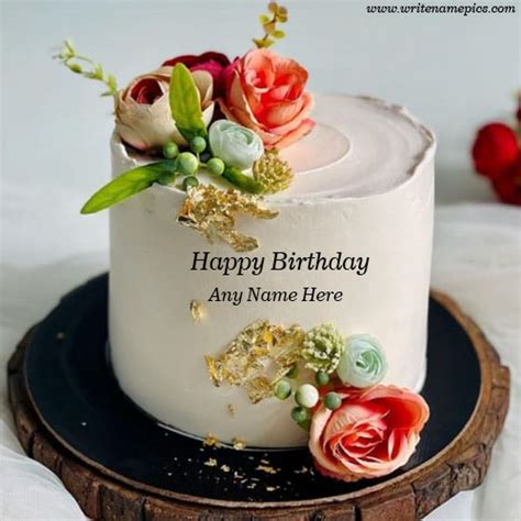 Happy Birthday Flowers Images With Name Editor Free Infoupdate Org