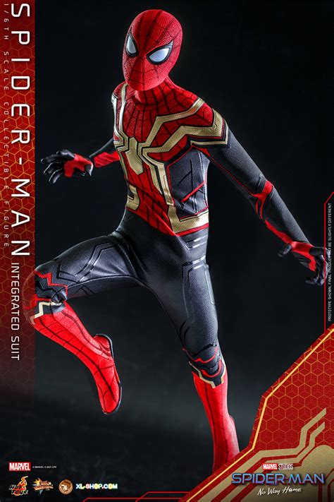 Hot Toys MMS623 Spider Man No Way Home 1 6th Scale Spider Man Integrated Suit