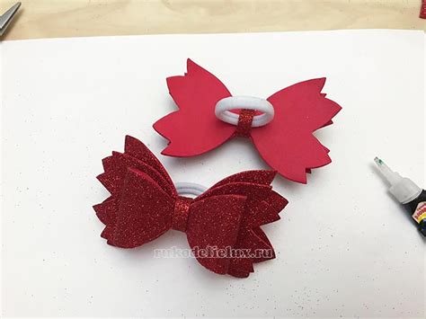 Банты своими руками: 8 мастер-классов как сделать бант из атласной ...