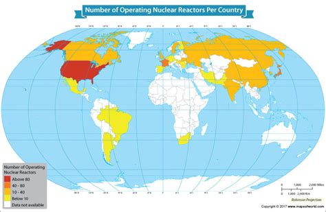 Countries With the Most Nuclear Reactors in Operation - Our World