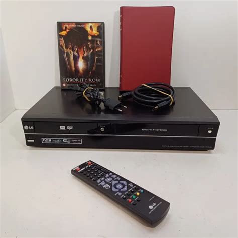 LG RCT689H DIGITAL Analog DVD Recorder VHS Player Combo Remote HDMI