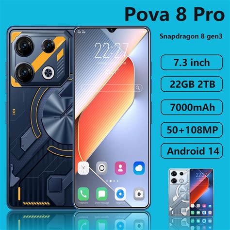 Original Pova Pro Smartphone G Inch Hd G Tb Cell Phone Dual