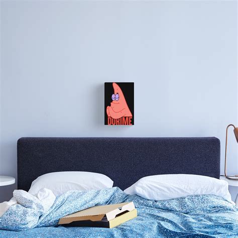 Patrick Star Praying Dorime Ameno Canvas Print By Artsylab Redbubble