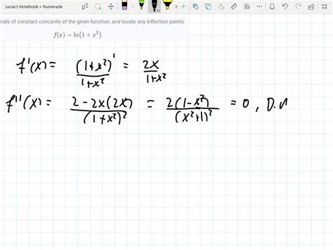 Solved Determine The Intervals Of Constant Concavity Of The Given