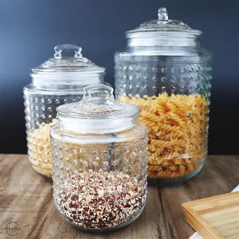 Polka Dot Airtight Glass Jars Shopee Philippines