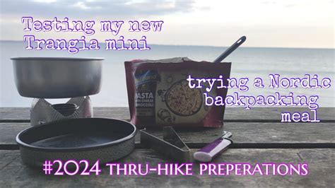 Trying Out My New Trangia Mini Trying A Nordic Backpacking Meal 2024