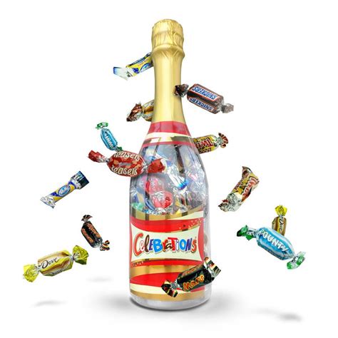 Gepersonaliseerde Celebrations fles in giftbox | YourSurprise
