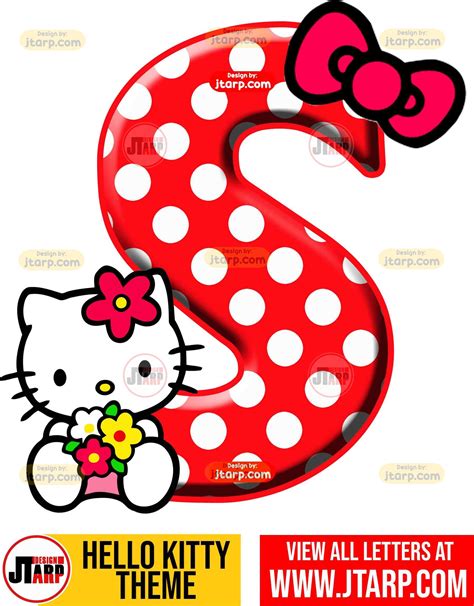 Hello Kitty Letters Printable