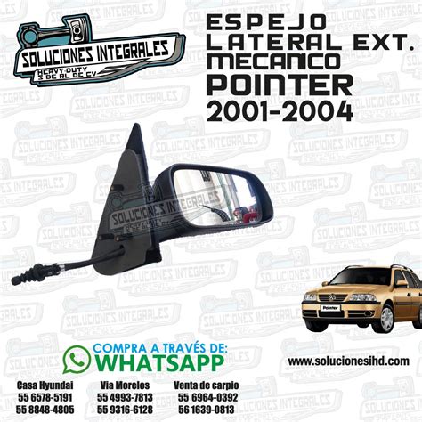 ESPEJO LATERAL EXT MEC POINTER 1 8L Soluciones IHD