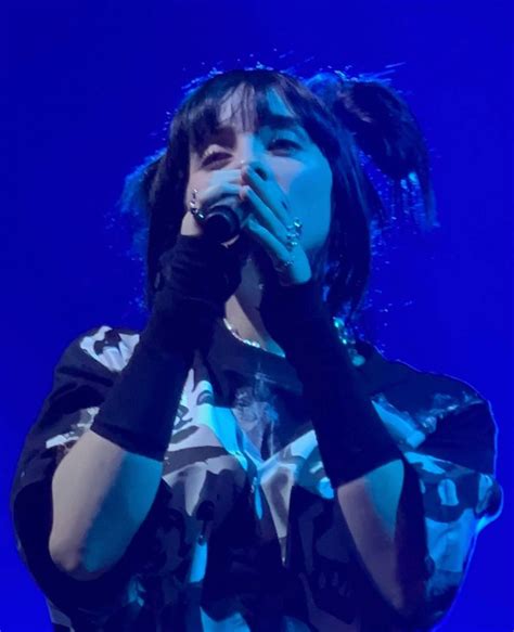 Billie Eilish Performing At The Qudos Bank Arena In Sydney Australia