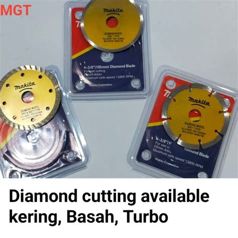 Diamond Cutting Whell Makita Mata Pisau Potong Granit Keramik Dan Batu