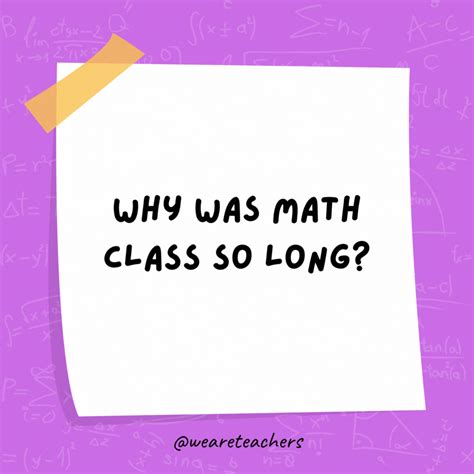 100 Math Jokes and Puns To Make Your Students LOL