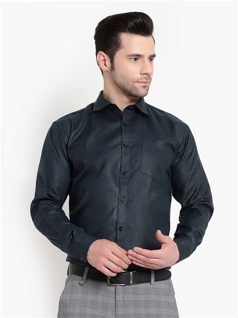 Plain Cotton Men Slim Fit Shirt Full Sleeves Formal Wear At Rs 325 In