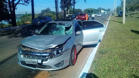 Vídeo homem morre após ser atropelado por carro na L4 Sul no DF