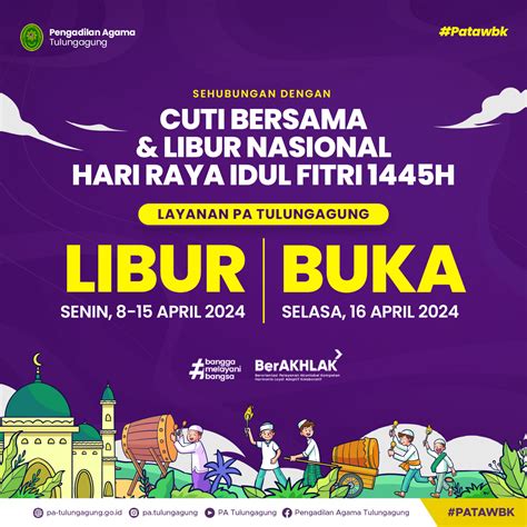 Libur Nasional Dan Cuti Bersama Hari Raya Idul Fitri 1445h