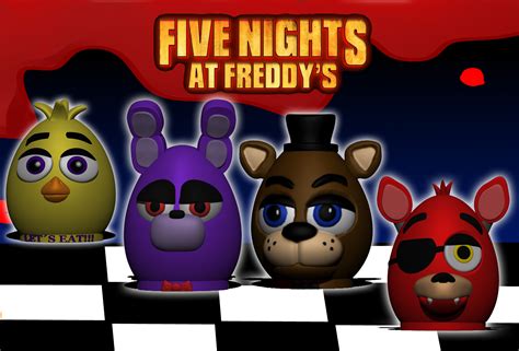 ALCANCIA CONTAINER EGG FIVE NIGHT AT FREDDY FNAF Descubra O