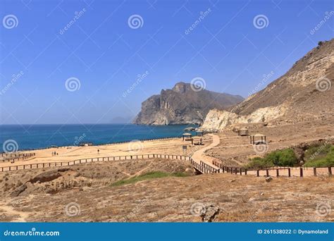 Beautiful View On The Mughsail Beach Salalah Oman Fantastic Seascape