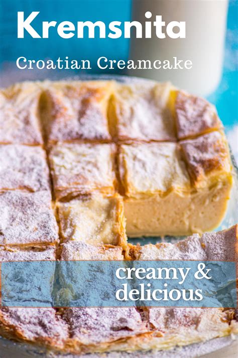 Kremsnita (Kremšnita) | Croatian Creamy Delicacy