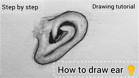 How To Draw Ear 👂 Easy Drawing Tutorial For Beginners Step By Step